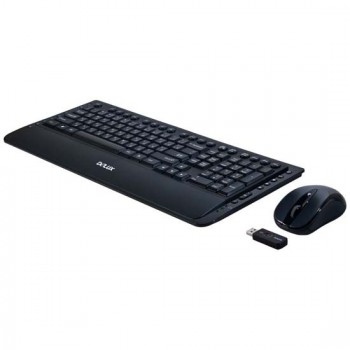Комплект, Клавиатура + Мышь, Delux, DLD-5183LGQ, Беспроводная 2.4G