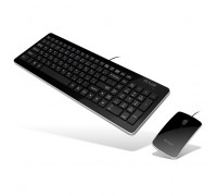 Комплект, Клавиатура + Мышь, Delux, DLD-1525OUB, USB