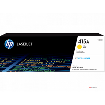Картридж оригинал HP W2032A LaserJet 415A, желтый, 2100 стр.