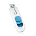 USB флэш-накопитель Adata Classic C008 16GB (White+Blue)