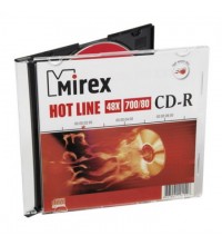 CD-R Mirex  HOTLINE 700mb 48х Slim футляр