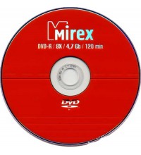 DVD+R Mirex 16x 4.7Gb