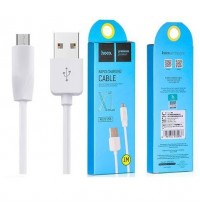 Кабель USB HOCO X1 microUSB (2m) белый