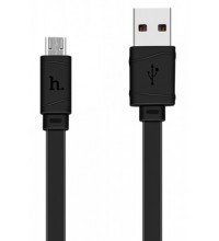 Кабель USB HOCO X5 Bamboo Lightning черный