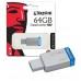 USB флэш-накопитель Kingston 64GB DT50 3.0 металл