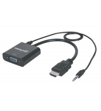 Переходник HDMI (M) - VGA (F)+ 3.5mm