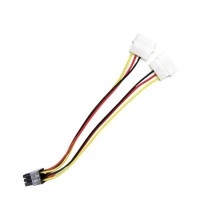 Переходник, Molex 4 pin (old power) x 2 шт. на 8 pin Video Card Power (0.20 м)