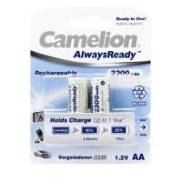 Аккумулятор CAMELION AlwaysReady Rechargeable, NH-AA2300ARBP2, AA, 1.2V, 2300 mAh, 2 шт., Блистер