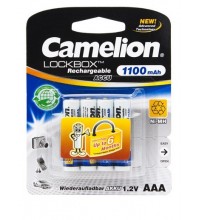 Аккумулятор CAMELION Lockbox Rechargeable NH-AAA1100LBP4, AAA, 1.2V, 1100 mAh, 4 шт., Блистер