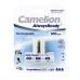 Аккумулятор CAMELION AlwaysReady Rechargeable, NH-AAA900ARBP2, AAA, 1.2V, 900 mAh, 2 шт., Блистер