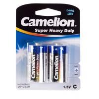 Батарейка CAMELION Super Heavy Duty R14P-BP2B, C, 1.5V	