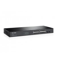 Smart гигабитный 16-портовый коммутатор TP-LINK TL-SG2216 с 2 комбинированными SFP-слотами