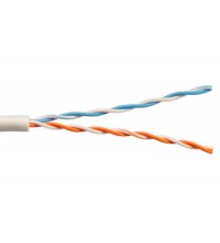 Кабель сетевой UTP 2x2xAWG 24/1 PVC Cat.5e