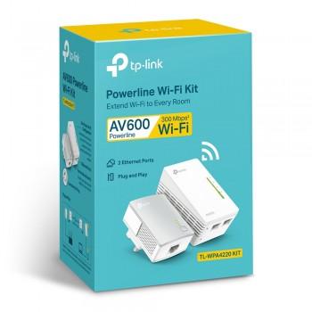 Адаптер (комплект) Powerline TP-Link TL-WPA4220KIT, 2 порта Ethernet 10/100 Мбит/с