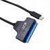 Адаптер HDD SATA в TypeC M, 30см, (б.гр.)