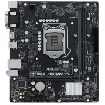 Материнская плата ASUS PRIME H510M-R R2.0-SI LGA1200 2xDDR4 4xSATA3 D-Sub HDMI DVI mATX