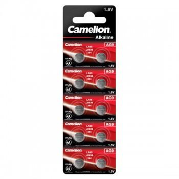 РАСПРОДАЖА! Батарейка, CAMELION, AG9-BP10(0%Hg),  Alkaline, AG9, R936, R45, 194, 394, 1.5V, 10 шт