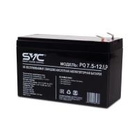 Батарея SVC PQ7.5-12/LP, 12В, 7.5Ач