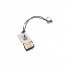 Кардридер Deluxe DCR003BK MicroSD/MicroSDHC