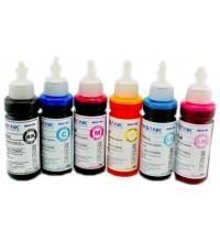 Чернила InkBank R270-E850 комплект 6 цветов (BK,C,M,Y,LC,LM) 100ml