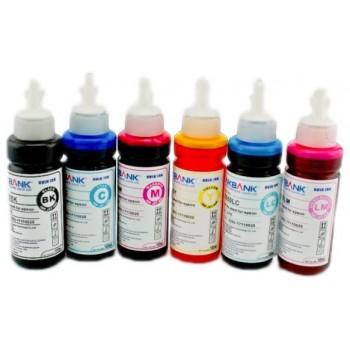 Чернила InkBank R270-E850 комплект 6 цветов (BK,C,M,Y,LC,LM) 100ml