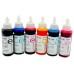 Чернила InkBank R270-E850 комплект 6 цветов (BK,C,M,Y,LC,LM) 100ml
