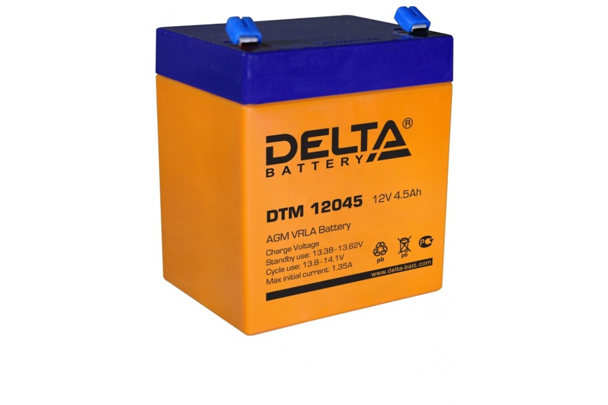  батарея Delta DTM 12045 (12V / 4.5Ah)  в Атырау .
