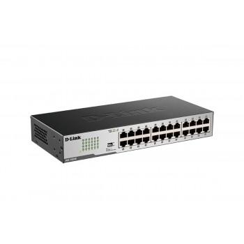 Коммутатор D-Link DGS-1024D/I2A, Неуправляемый, 24 порта 10/100/1000 Base-T