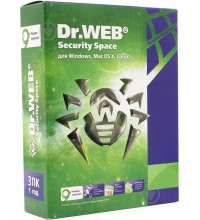 Dr.Web Security Space - на 3 ПК, на 6 мес.