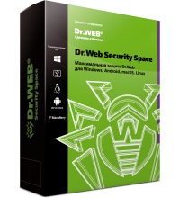 Dr.Web Security Space, КЗ, продление на 12 мес.,1 лиц.