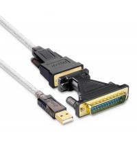 Конвертер Dtech DT-5003A (RS232+LPT - USB) 1.8m