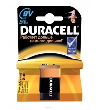 Батарейка DURACELL Basic 6LR61-1BL/6LF22-1BL