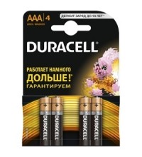 Батарейка DURACELL Basic LR03-4BL AAA уп. 4шт