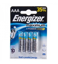 Батарейка Energizer LR03-4BL Maximum AAA уп. 4шт