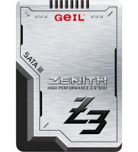Твердотельный накопитель SSD 256GB, GEIL, ZENITH Z3 Series, GZ25Z3-256GP, 2.5”, SATAIII, (R520MB/s W470MB/s)