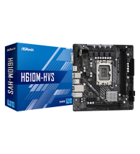 Материнская плата ASRock H610M-HVS LGA1700 2xDDR4 4xSATA D-Sub HDMI mATX