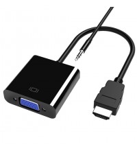 Адаптер HDMI (M) - VGA (F)+ 3.5mm