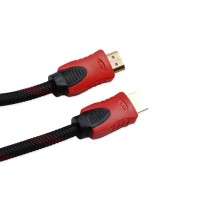 Кабель HDMI M - HDMI M, iLAN, чёрно-красный, 10 м