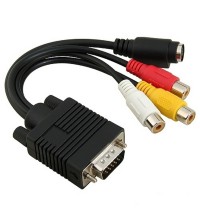 Переходник с VGA на s-Video + 3RCA 