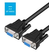 Кабель Dtech DT-9005C - COM (f) - COM (f), 2м, black