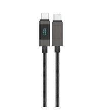 FONENG Cable XS05 1.2M Power Display Zinc Alloy Braided (100W) Type-C to Type-C