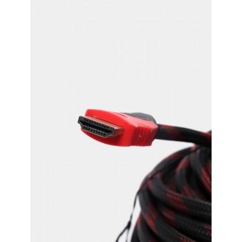 Кабель HDMI M - HDMI M "iLAN" 15м чёрно-красный