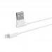 Кабель USB HOCO UPL11 iPhone, с боковым входом, белый