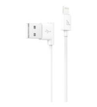 Кабель USB HOCO UPL11 iPhone, с боковым входом, белый
