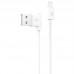 Кабель USB HOCO UPL11 iPhone, с боковым входом, белый
