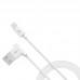 Кабель USB HOCO UPM10 MicroUSB, с боковым входом, белый