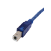 Кабель USB AM - USB BM интерфейсный `iLAN`, голубой,  3м, (св.пак)