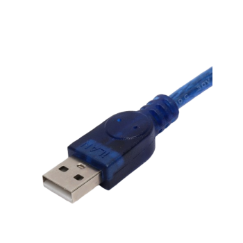 Кабель USB AM - USB BM интерфейсный `iLAN`, голубой,  3м, (св.пак)