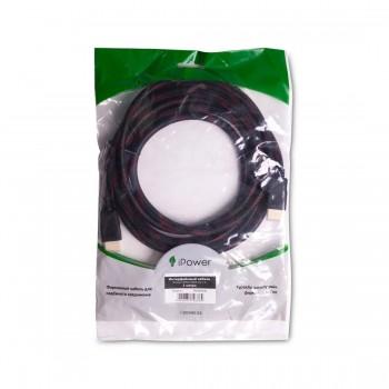 Интерфейсный кабель, iPower, iPiHDMi30, HDMI-HDMI, Пол. пакет, Контакты с золотым напылением, 3 м, Н