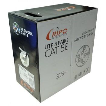 RIPO кабель сетевой, UAC-5514, UTP Cat.5e 4x2x1/0,5 PVC 305 м/б
